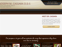 Tablet Screenshot of cassaradental.com
